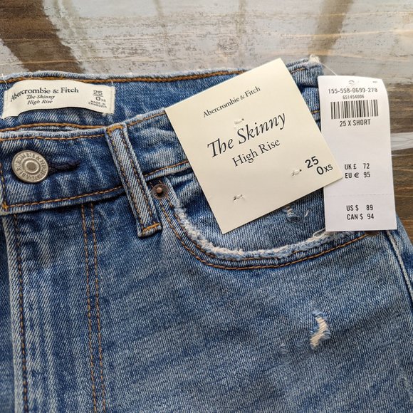 Abercrombie The Skinny High Rise Jeans - Picture 2 of 2